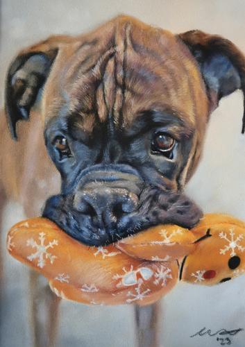 Katie Emmitt Art - Dog Pastel Portrait