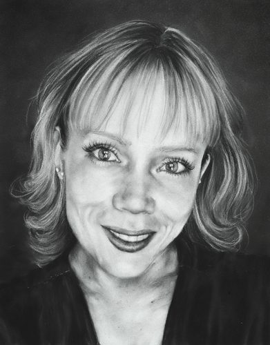 Katie Emmitt Art Custom Realism Pastel Cremains Memorial Portrait